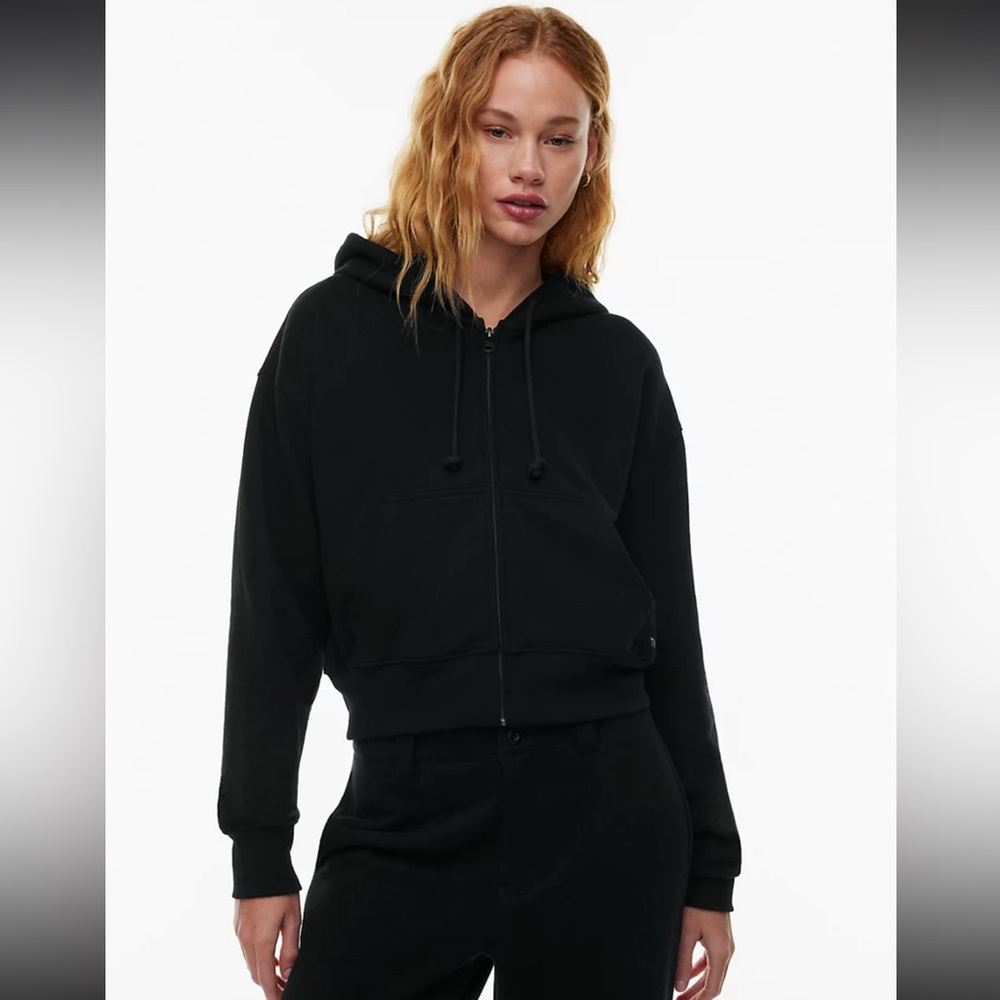 TNA Cozy Fleece Boyfriend Boxy Zip Hoodie